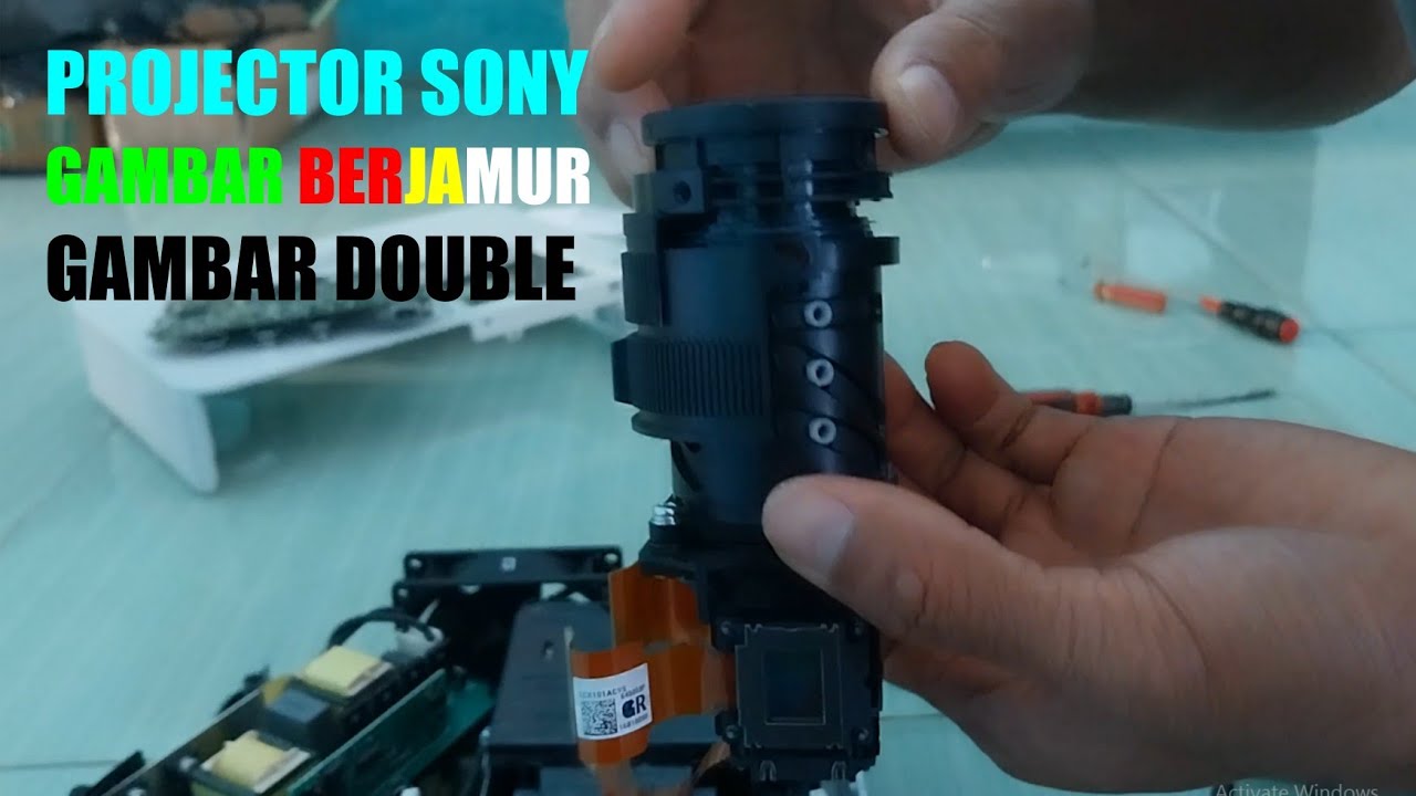 LCD Proyektor SONY VPL-DX240N Tidak Focus|Gambar Double|Berjamur #lcdprojector #sony #lcd