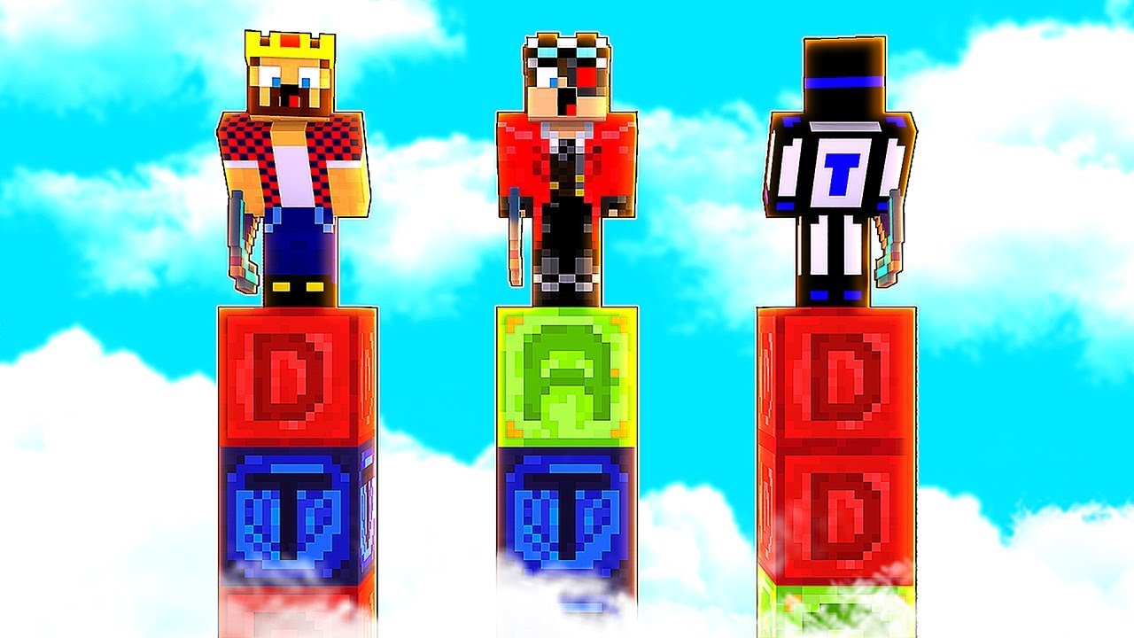 БИТВА СТОЛБОВ В МАЙНКРАФТЕ! НОВЫЕ БЛОКИ В МАЙНКРАФТЕ! Minecraft