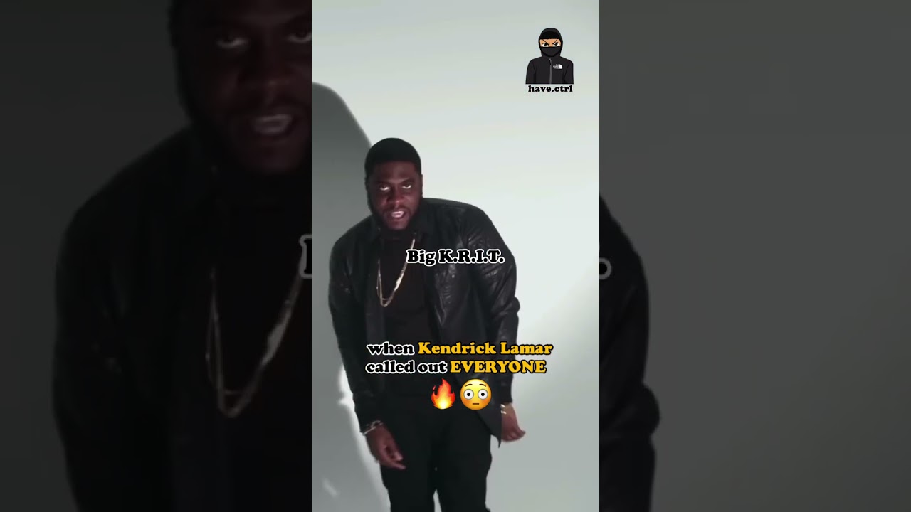 when Kendrick Lamar called out everyone