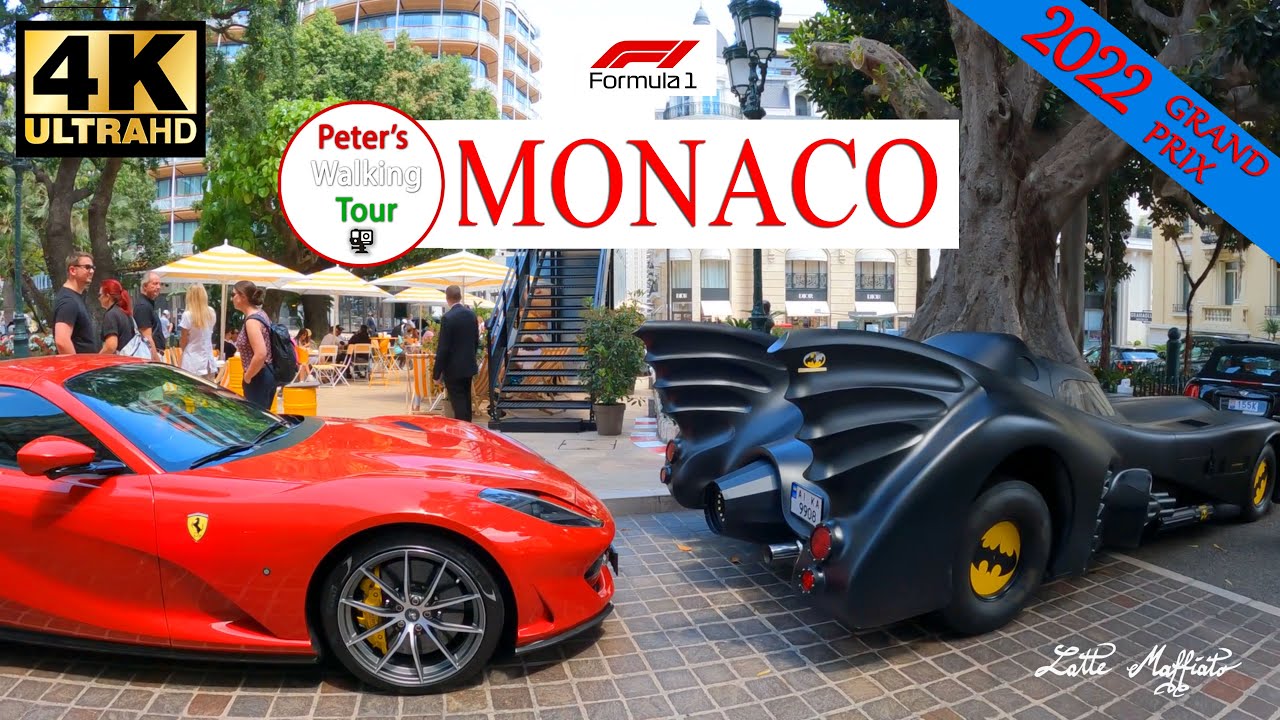 MONACO [4K] ❤️ MONTE - CARLO   Walking Tour  ❤️