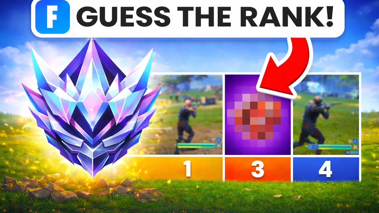 IMPOSSIBLE Guess the Fortnite Rank! 👀