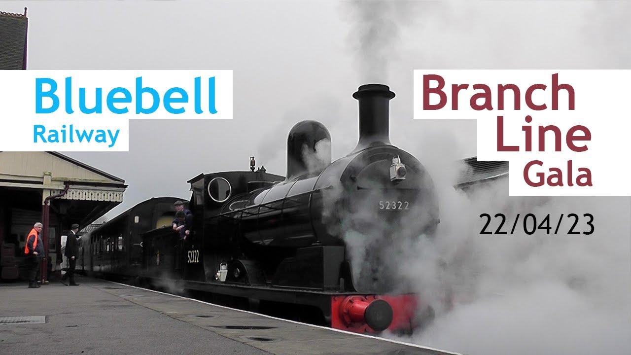 Bluebell Railway Branch Line Gala 22 April 2023 // Feat. Pug, Hastings, Fenchurch,  52322, 65, 80151