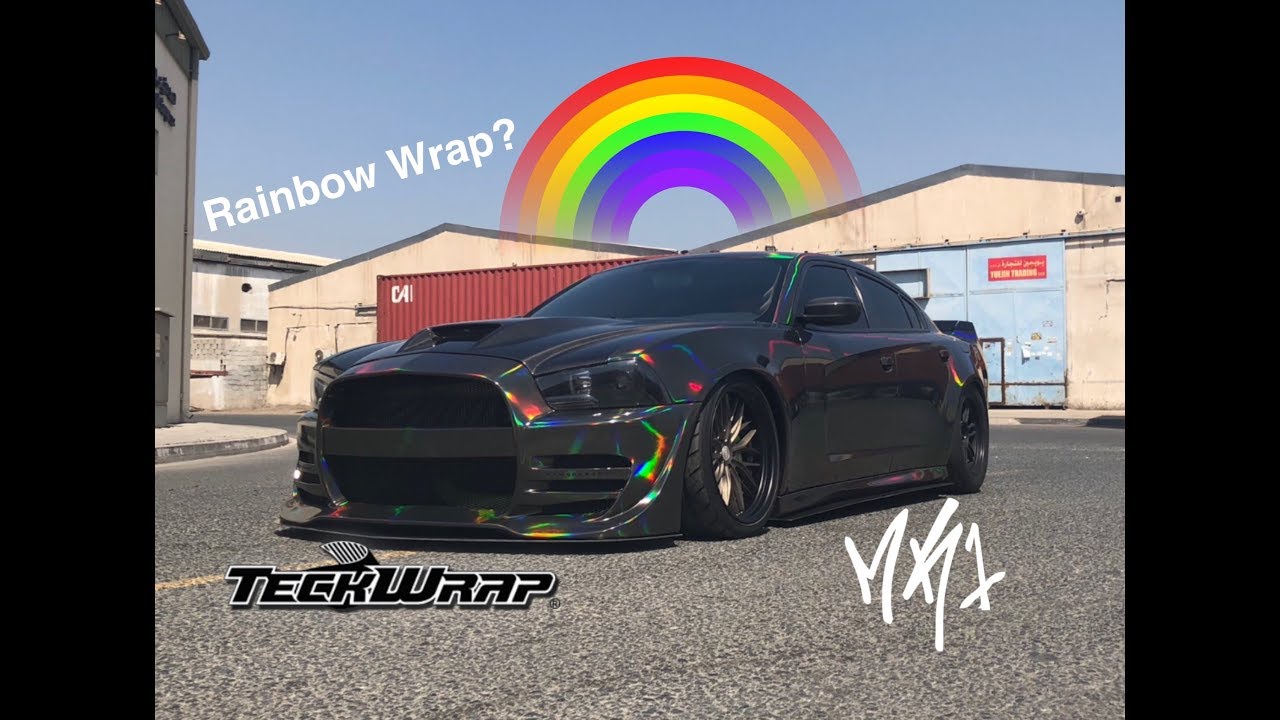 Color Changing Holographic Wrap