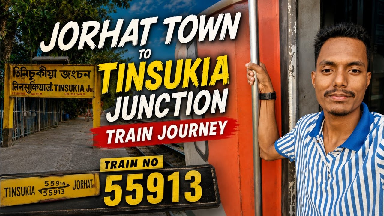 Jorhat To Tinsukia Train Journey 😍🔥 || Assamese Vlog Video