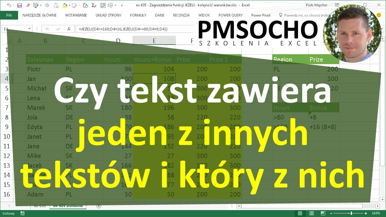 excel-763 - Czy tekst zawiera jeden z innych tekstów i który z nich