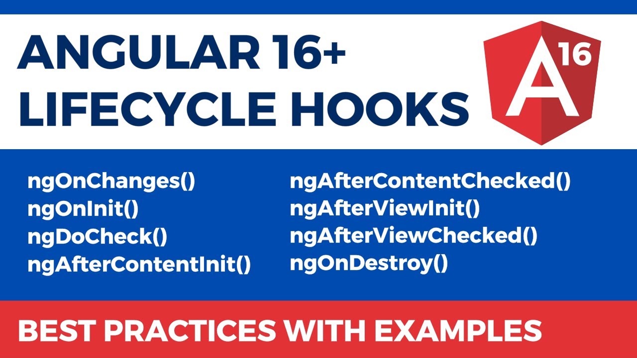 Хуки жизненного цикла Angular 16 — пояснения с примерами