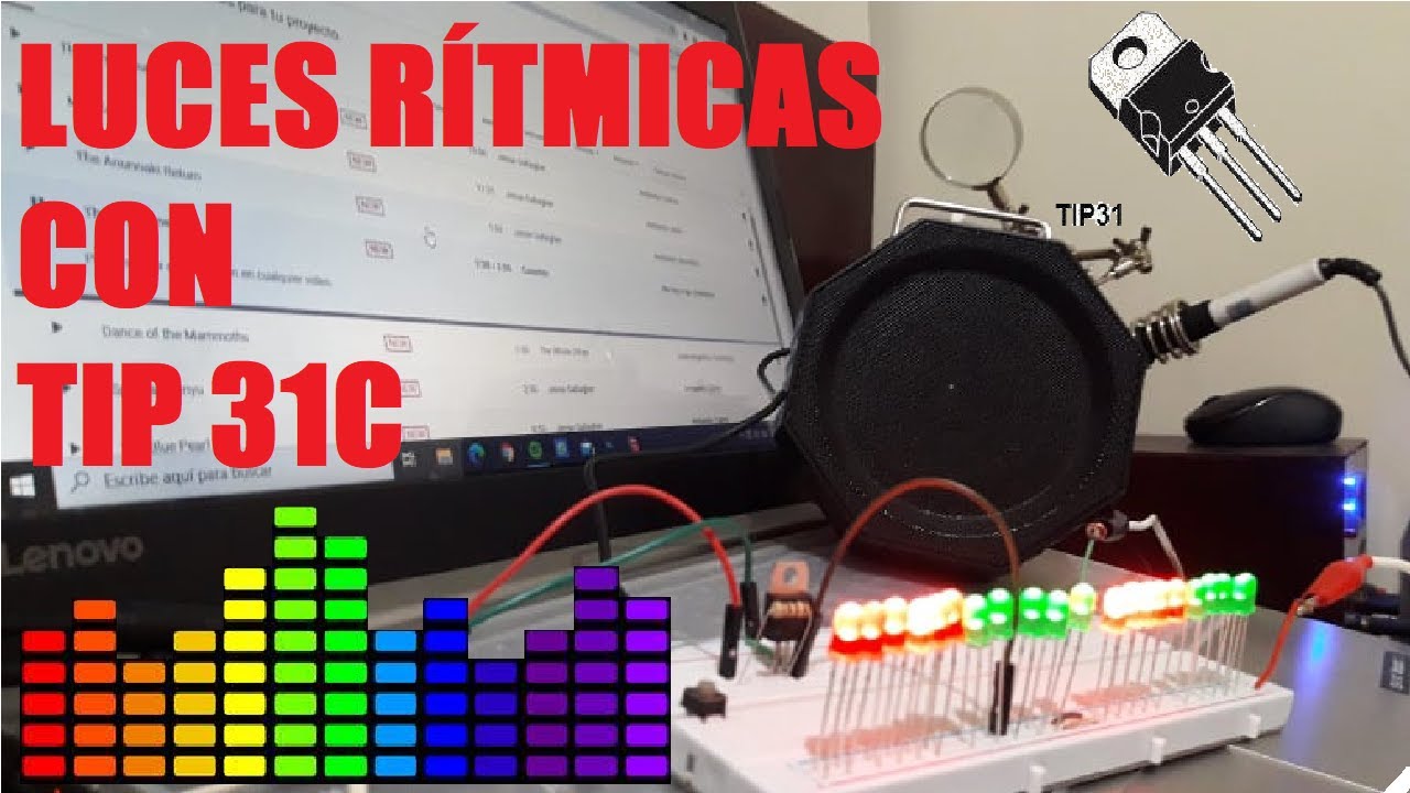 COMO HACER LUCES RÍTMICAS CON EL TIP 31C |SUPER FÁCIL|