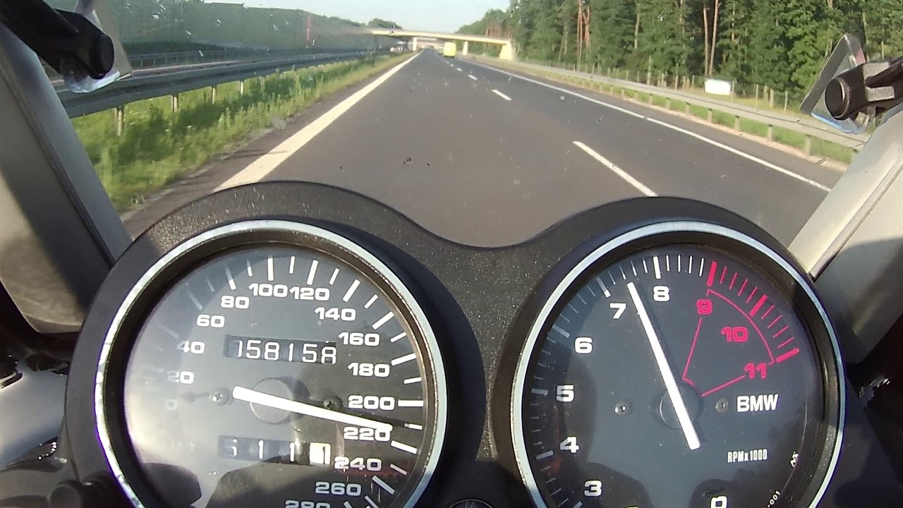 BMW K1200RS TOP SPEED