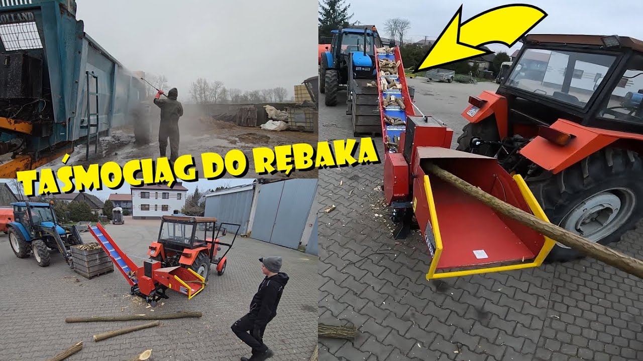 ZAŁOŻYŁEM TAŚMOCIĄG DO RĘBAKA💪ZŁOTA ROBOTA😃