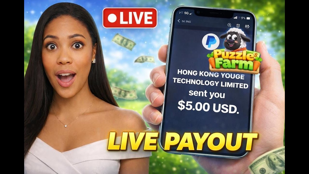 Puzzle Farm Live Withdrawal 2026 | $5 PayPal Payment (Real Time)