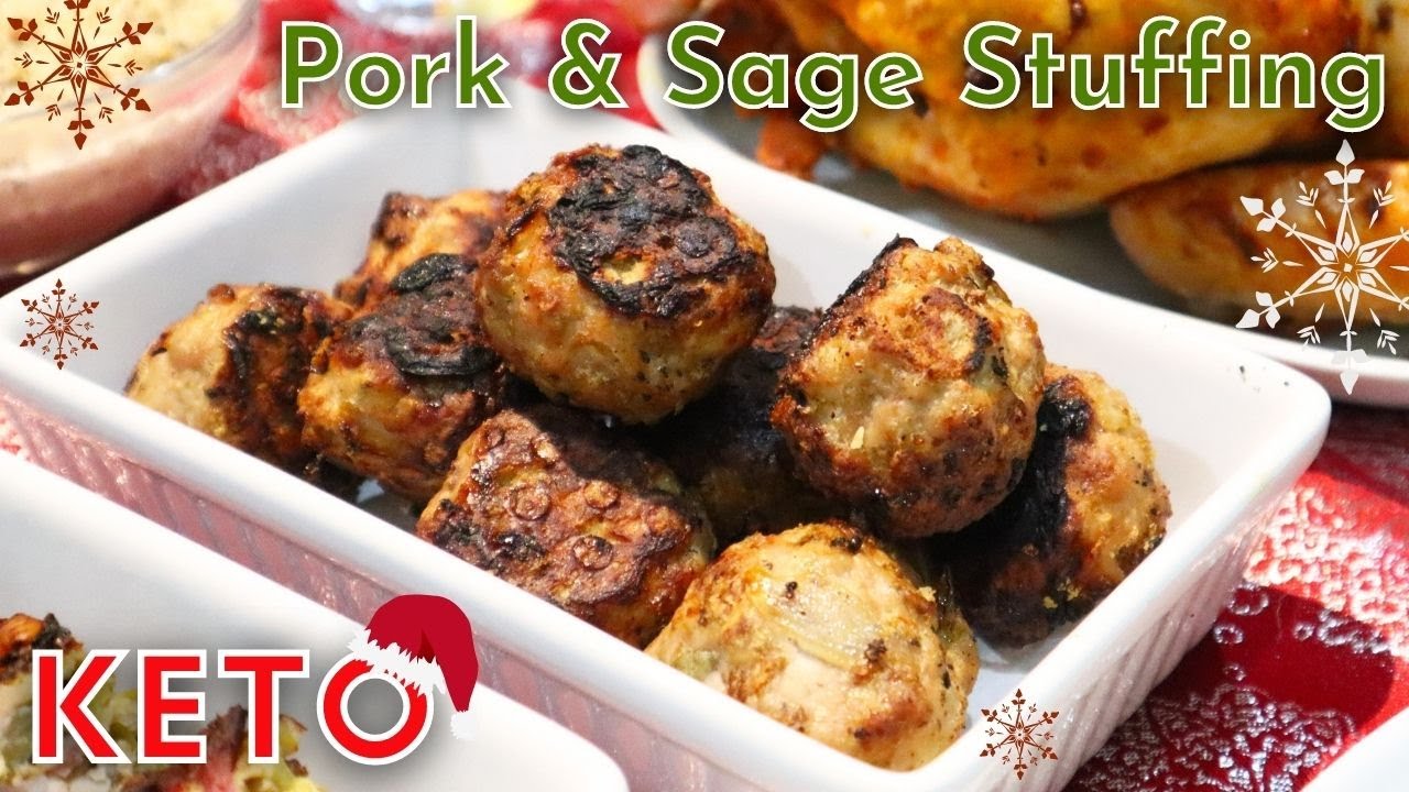 Keto Pork & Sage Stuffing // Low Carb UK Christmas Recipe