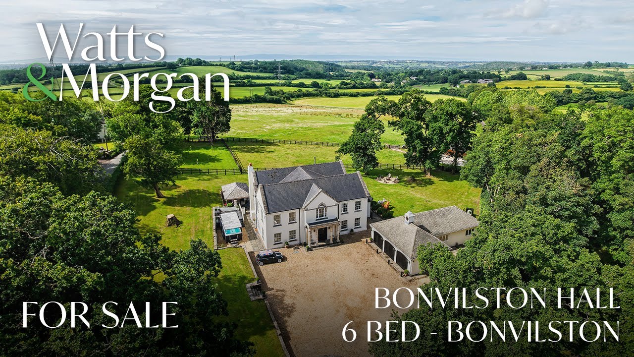 Walk-through property video tour of Bonvilston Hall - Bonvilston