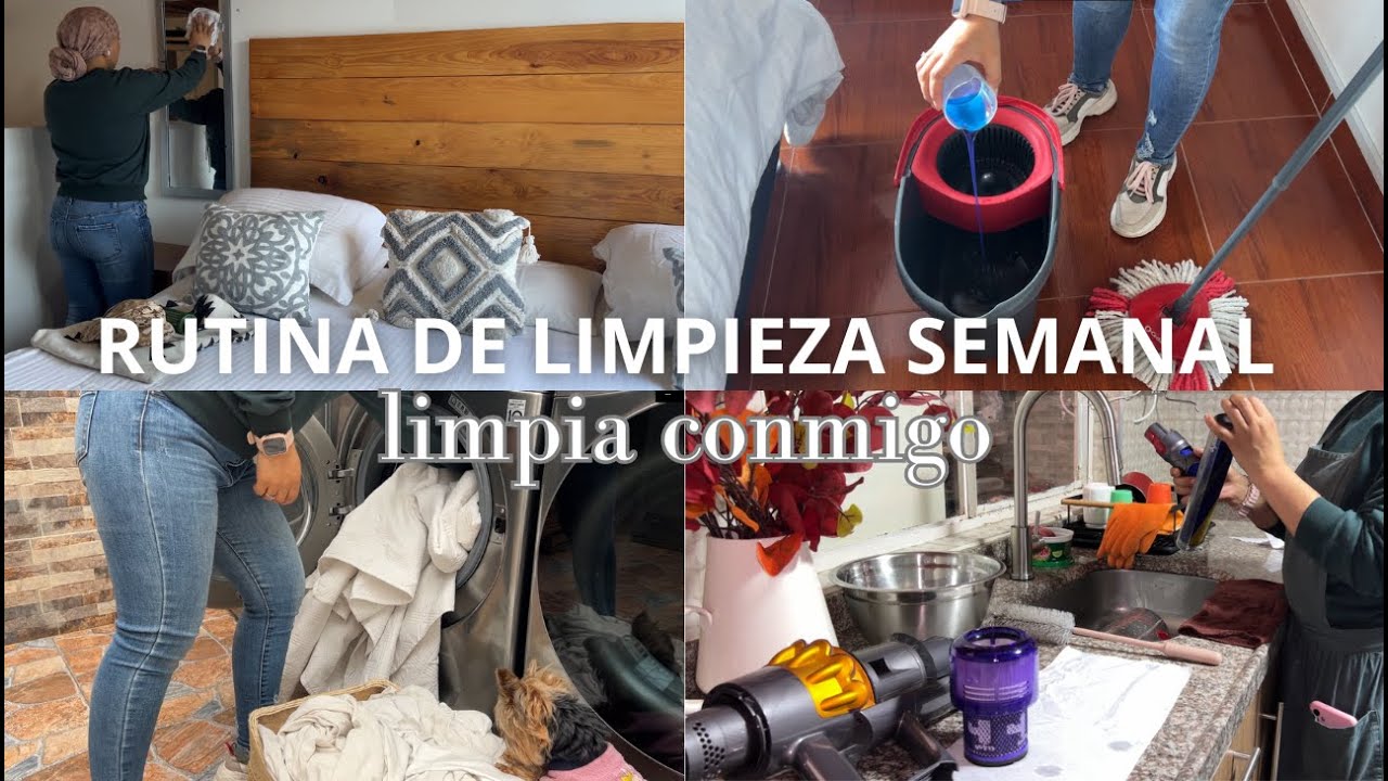✨RUTINA DE LIMPIEZA SEMANAL | TODA LA CASA LIMPIA CONMIGO #cleaningmotivation #limpiaconmigo
