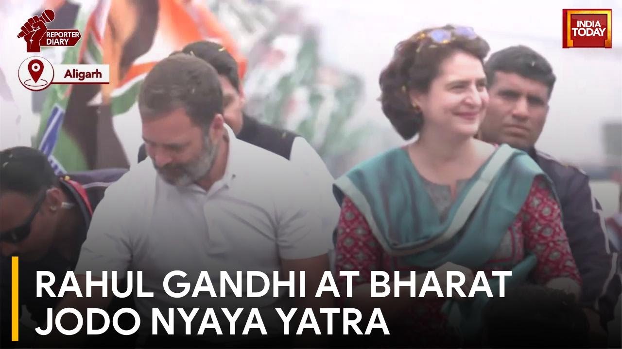 Rahul Gandhi Joins Bharat Jodo Nyay Yatra in UP on Final Day | Rahul Gandhi News