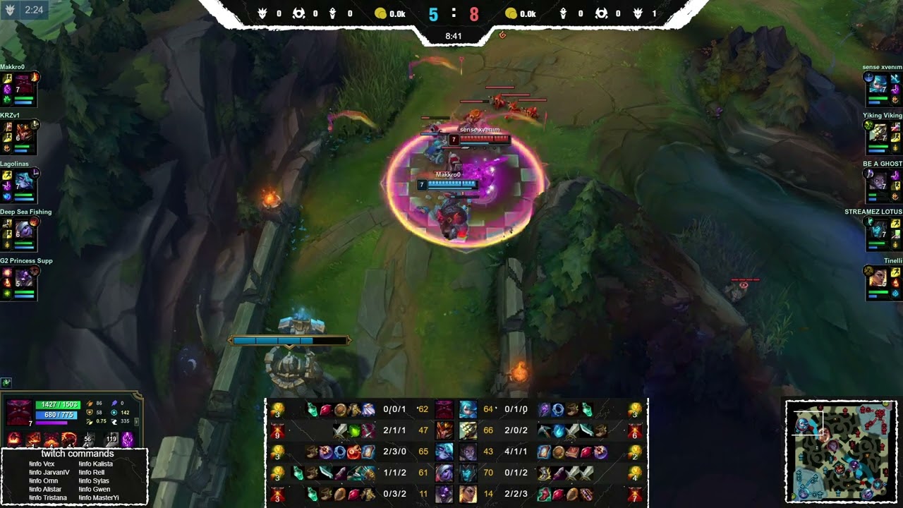 🔹Lagolinas🔹KRZ -VS- 🔸Tinelli - LoL Ranked Replay