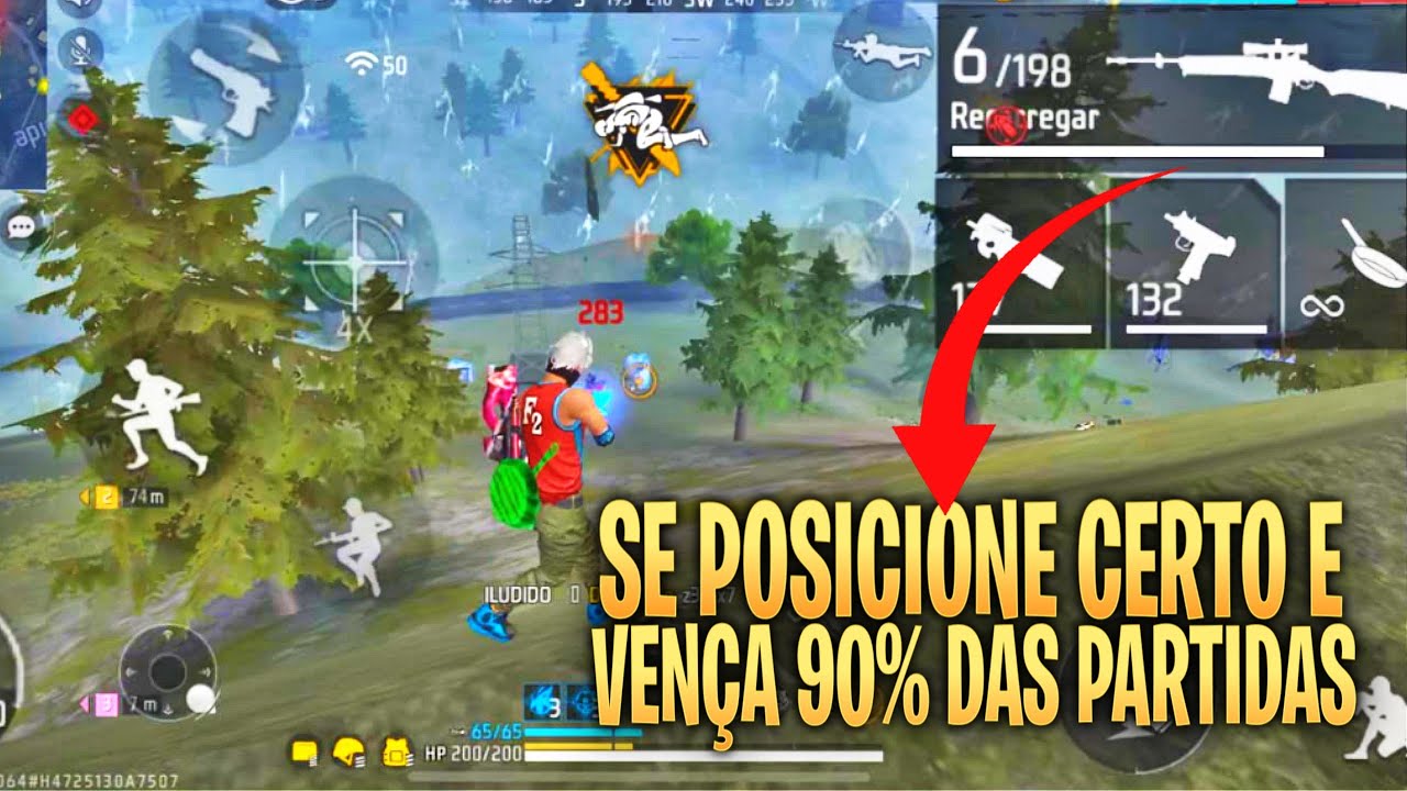VEN&Ccedil;A 90% DAS PARTIDAS APENAS SE POSICIONANDO BEM!!!