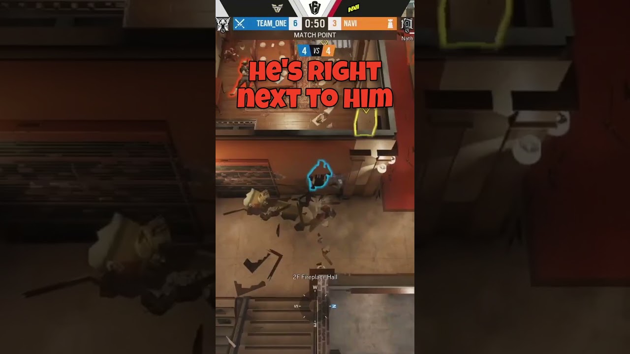 This R6 Pro Player left both Navi and the Casters SPEACHLESS #r6siege
