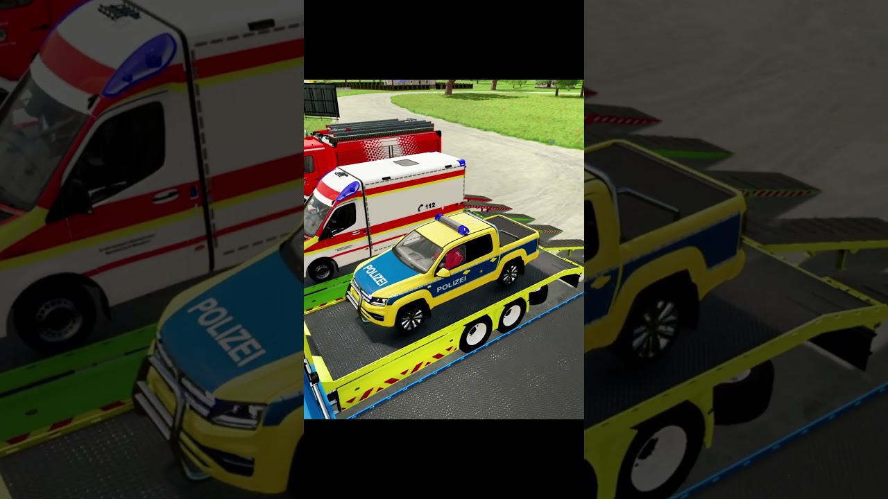 ALL POLICE CARS, EMERGENCY VEHICLES, AND FIRE DEPARTMENT TRANSPORTS! FS22
