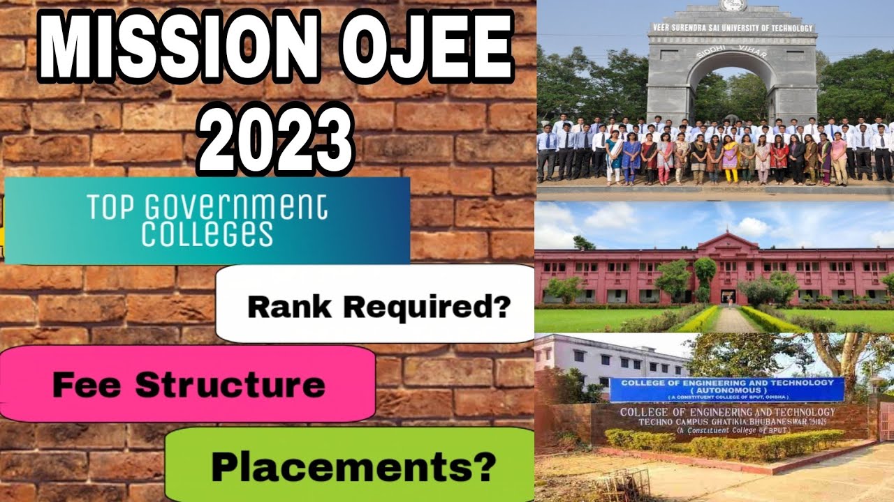 TOP GOVERNMENT MCA COLLEGES IN ODISHA 🤩|| WHAT IS FEE STRUCTURE AND RANK REQUIRED FOR GOVT COLLEGE?