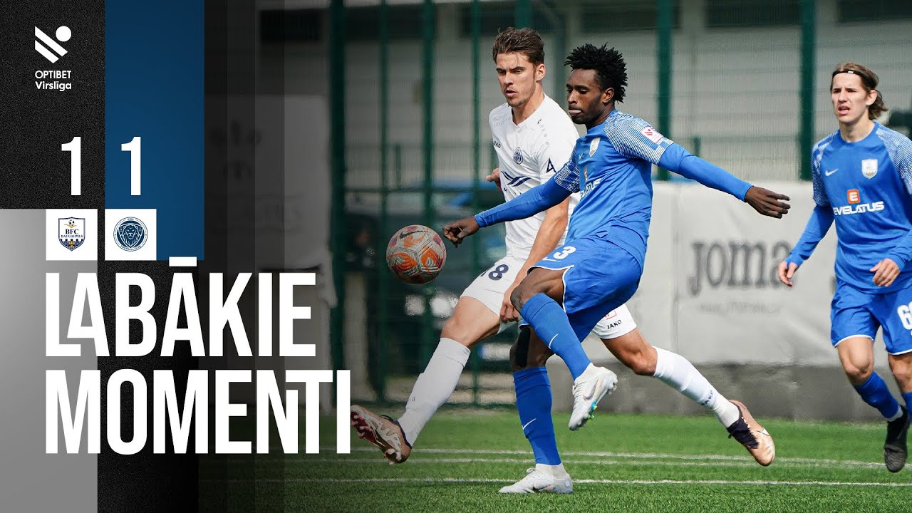 6. kārta: BFC Daugavpils 1:1 Riga FC (Labākie momenti)