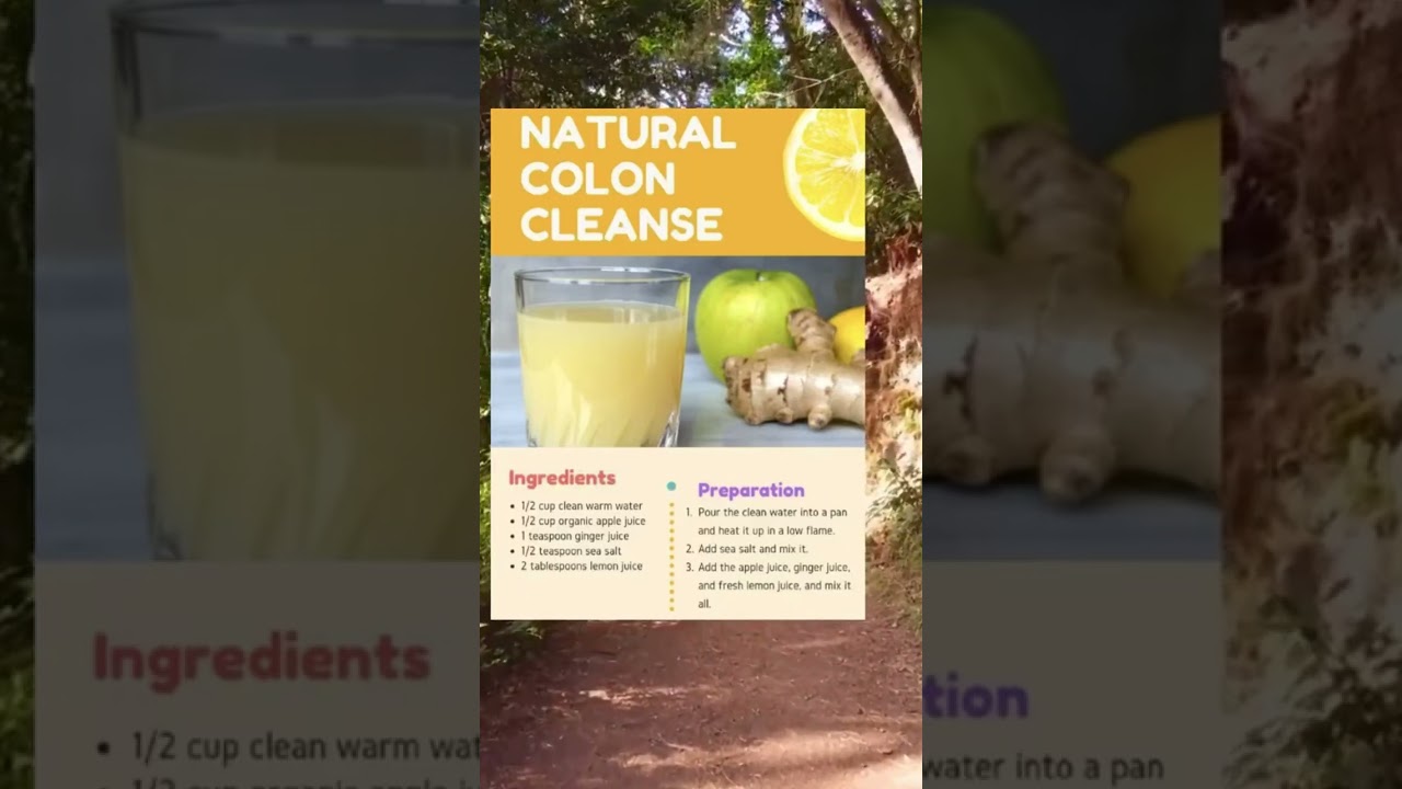 How to Cleanse the Colon Naturally | Natural Colon Cleanse Drink