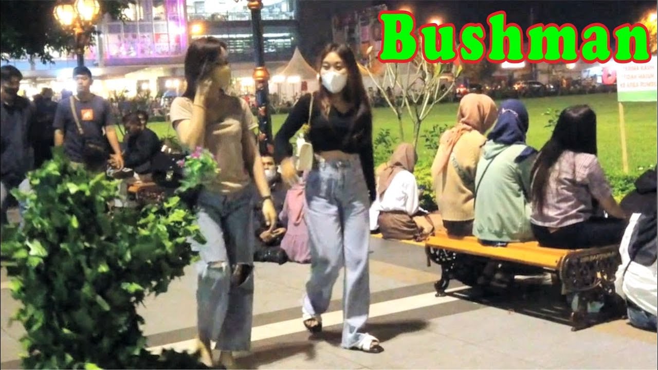 Bushman prank malam hari || Prank manusia daun