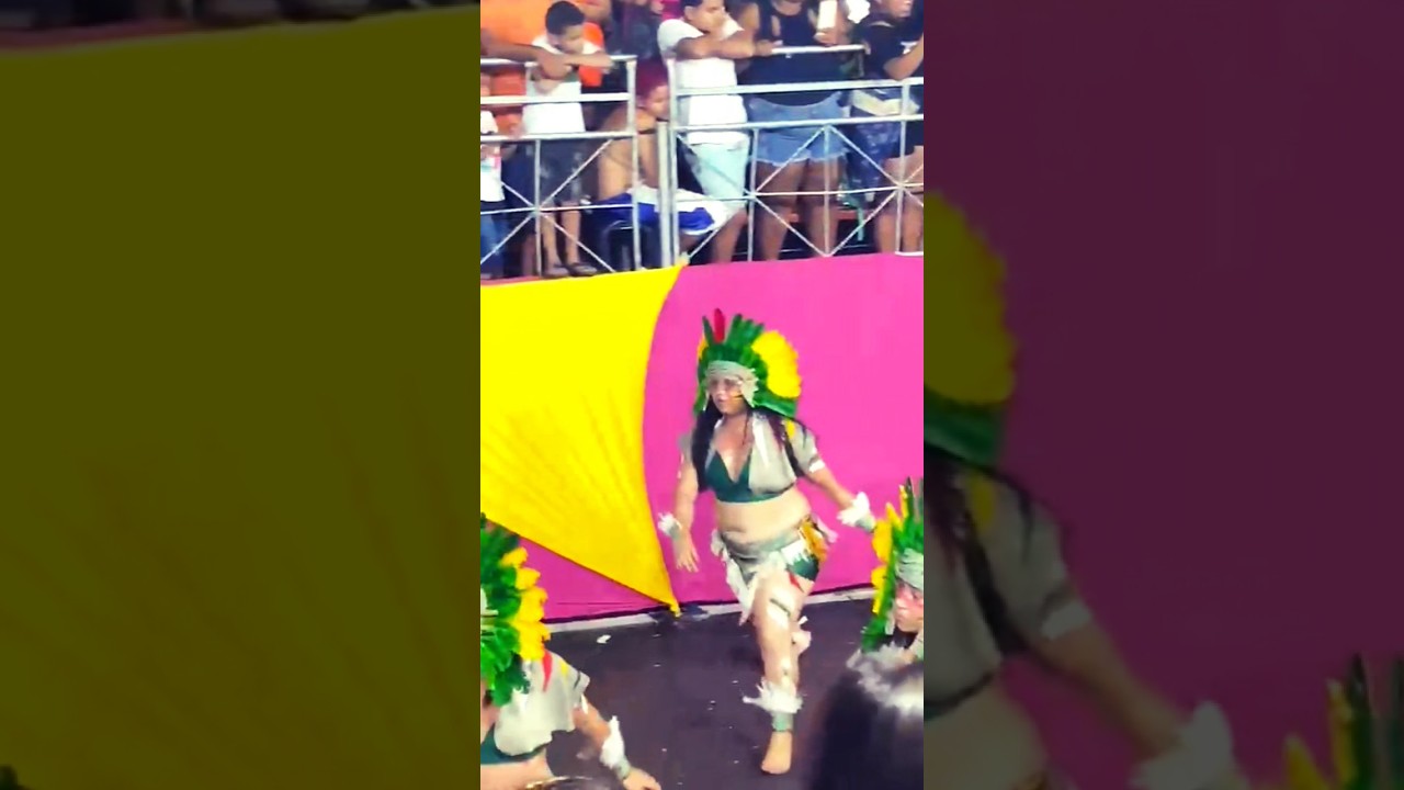 UBIRAJARA- TRIBO IND&Iacute;GENA CARNAVALESCA 2024 #shorts  #indigena #carnaval #cultura #culturapopular