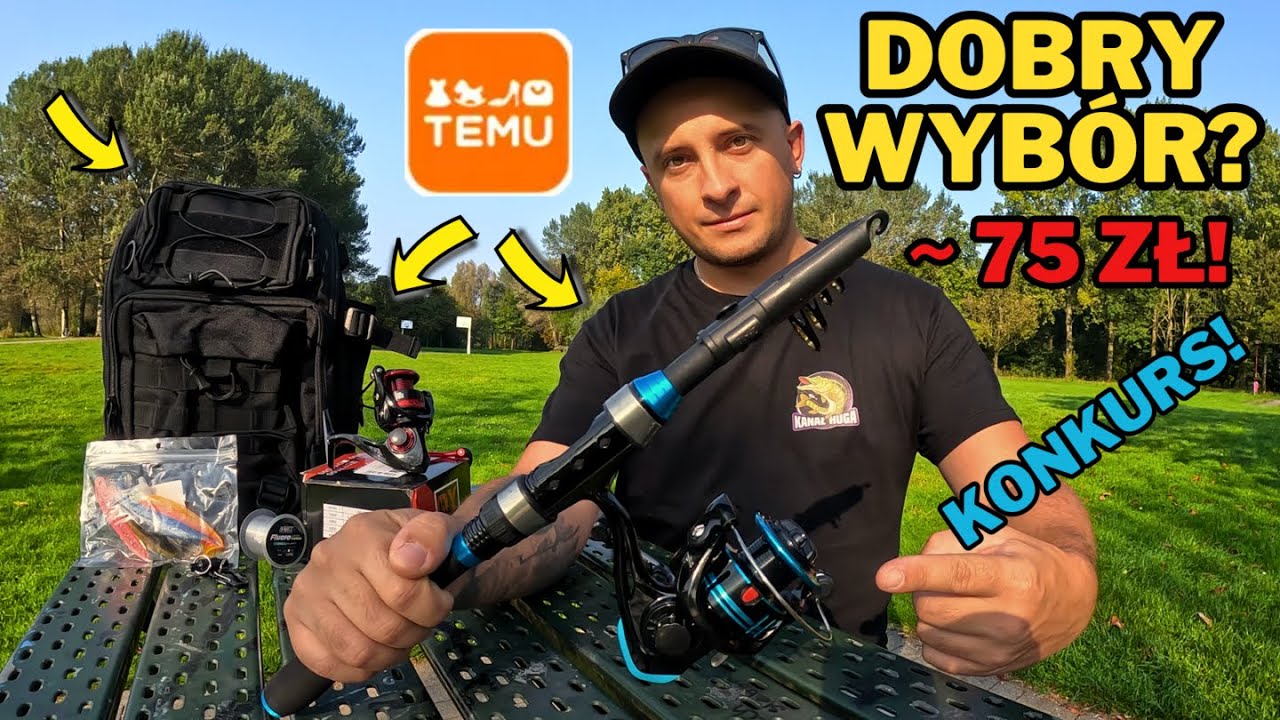 TEST TANIEJ WĘDKI Z TEMU, I NIE TYLKO! WARTO?