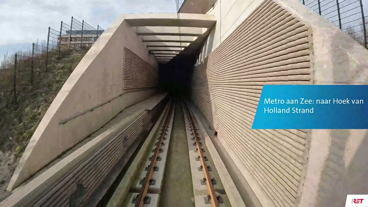 Kijk mee vanuit de CABINE! Met de Metro naar het strand