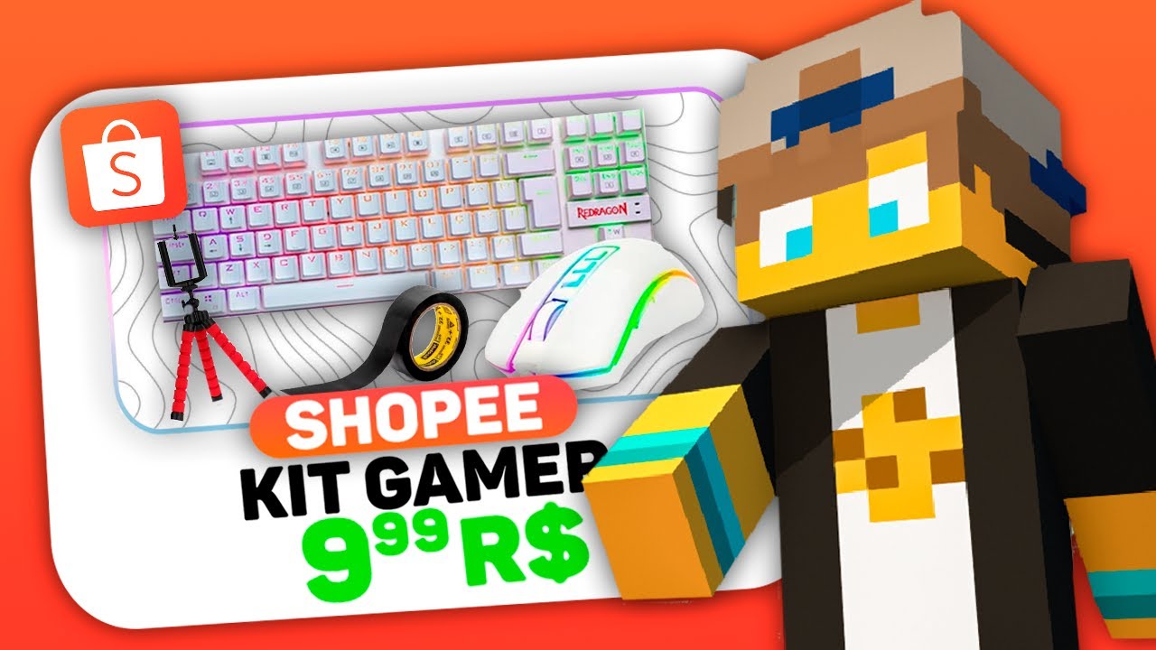 Comprei o KIT GAMER MAIS BARATO DA SHOPEE!!