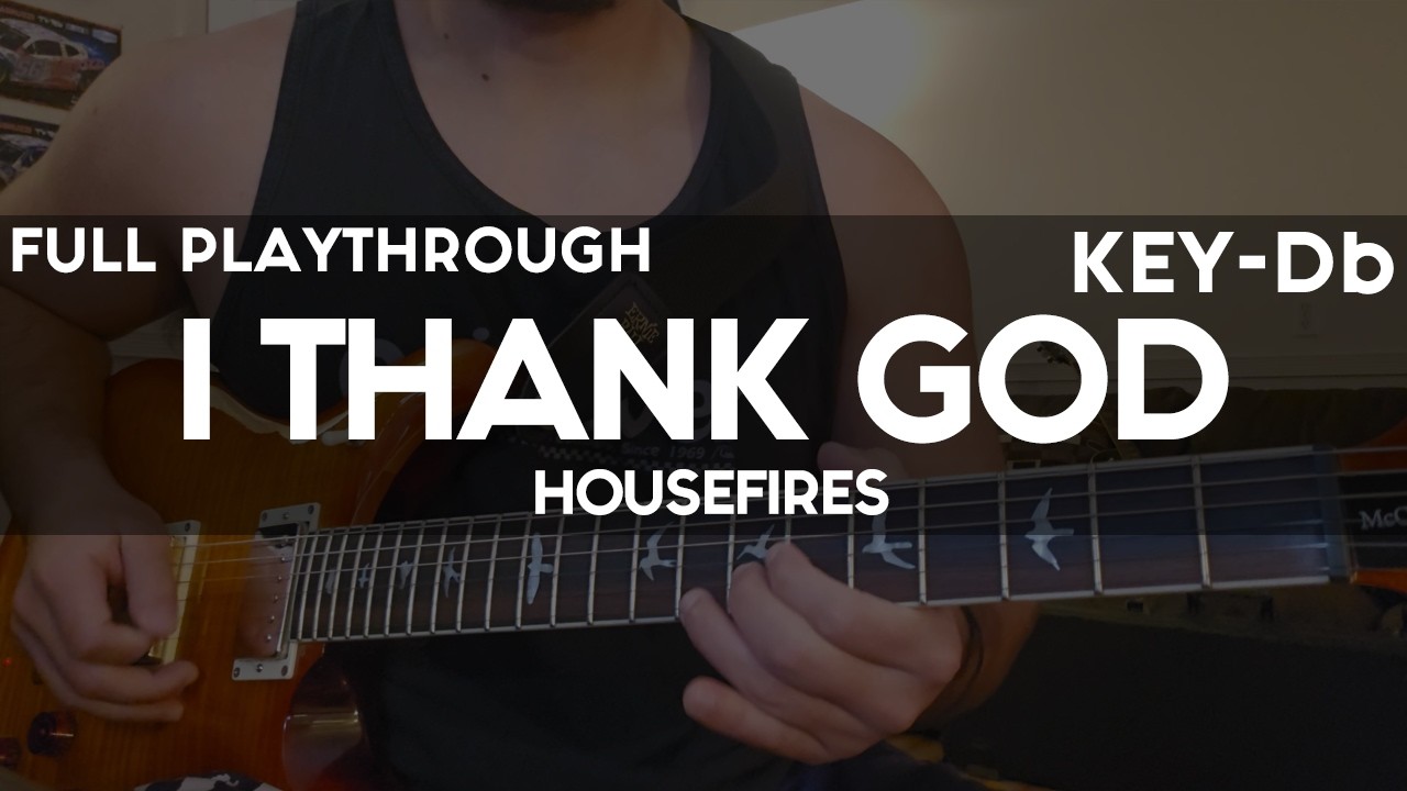 I Thank God - Housefires |Helix| Electric Guitar cover|