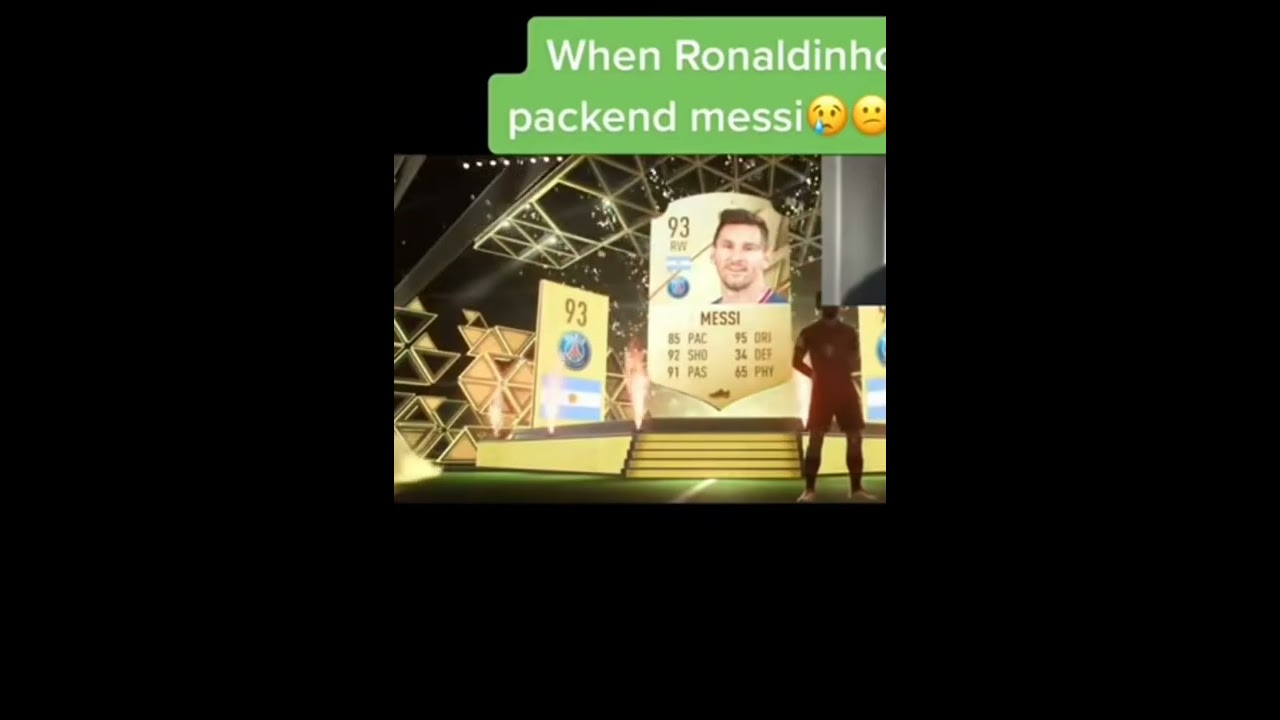 When Ronaldinho packend Messi😔😔😔