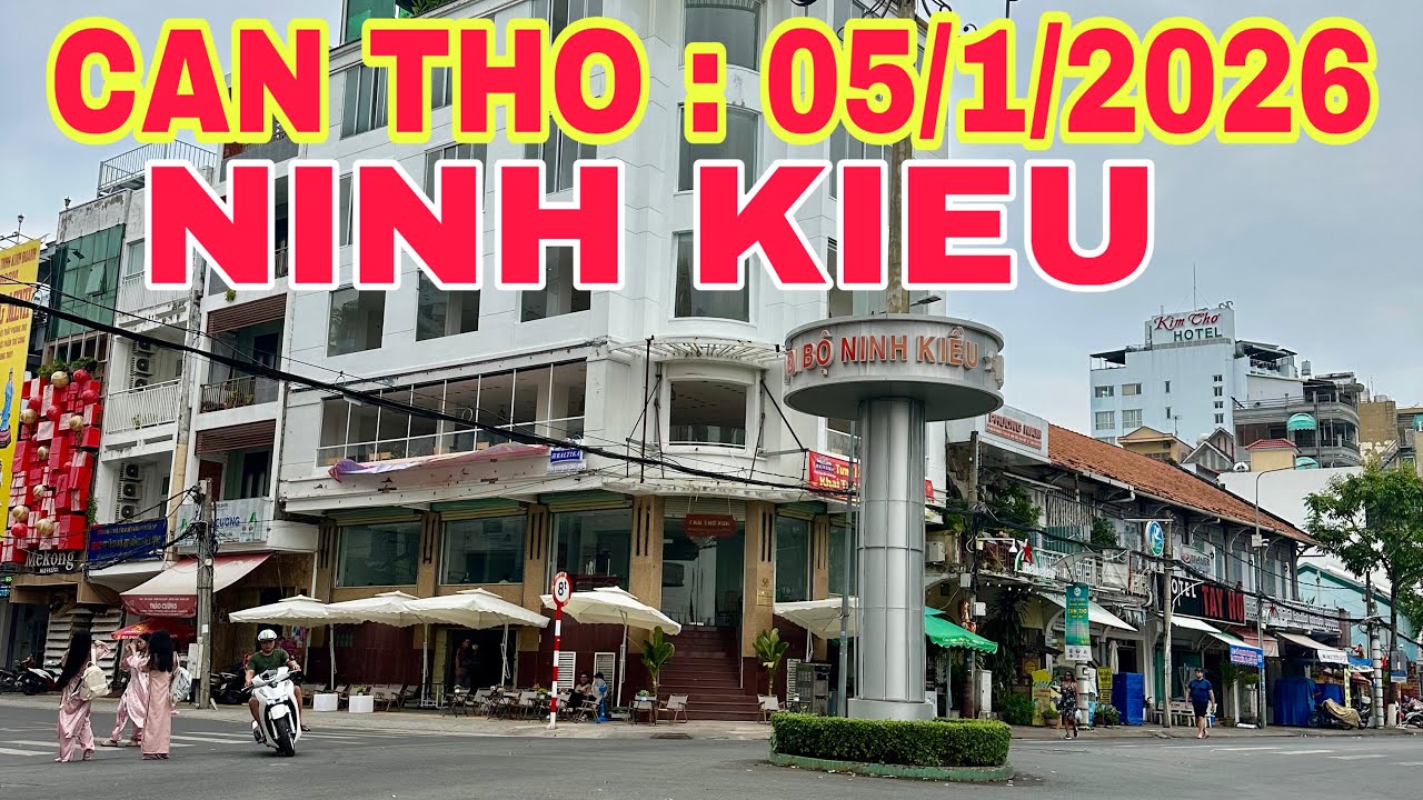 BẾN NINH KIỀU TP CẦN THƠ HÔM NAY🌺ngày 05/1/2026🌺cần thơ ký sự