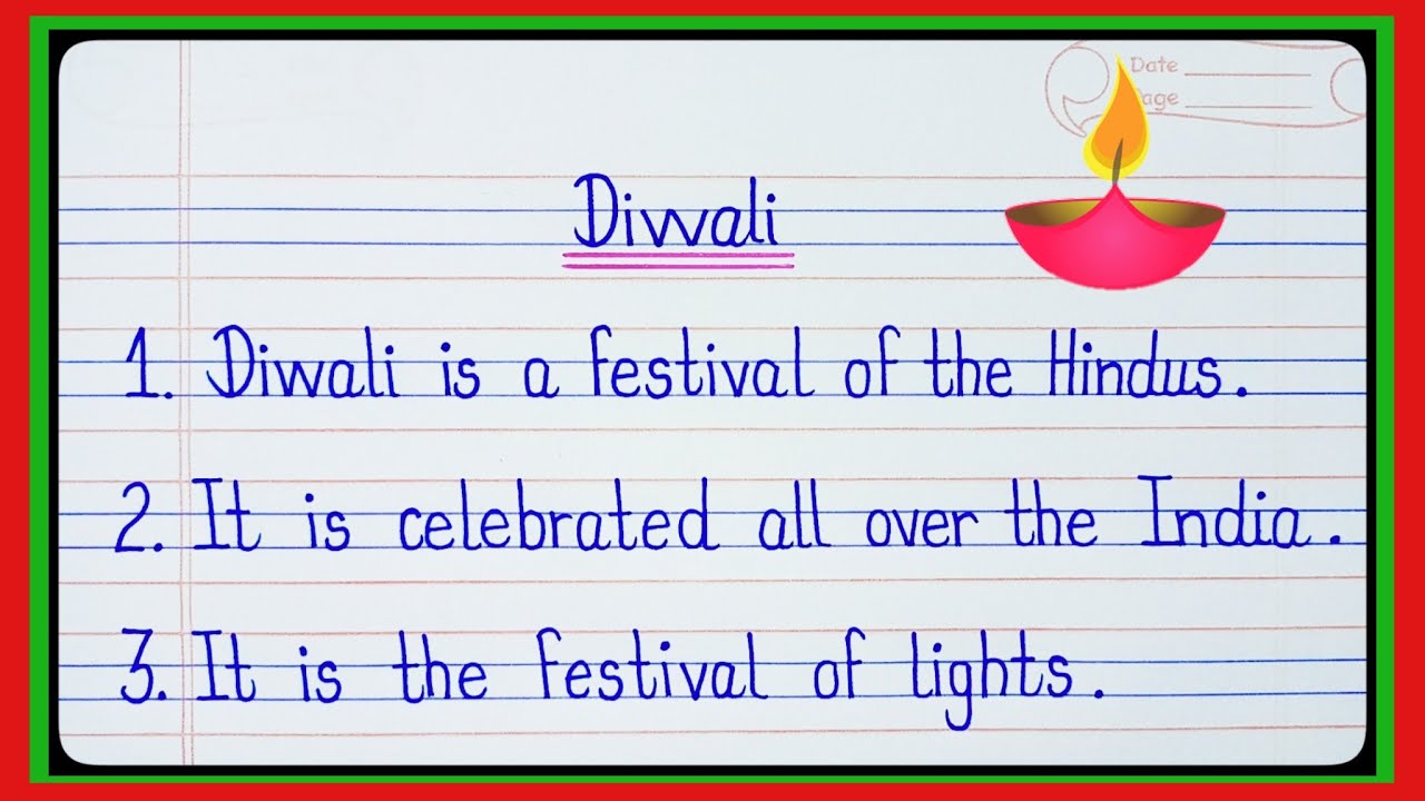 10 Lines On Diwali in English | Essay on Diwali in English | Diwali Essay in English |  Diwali Essay