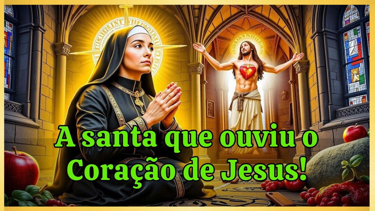 ✝️Santa Gertrudes🙏 Coragem, Fé e o Amor que Transforma Vidas🕊️