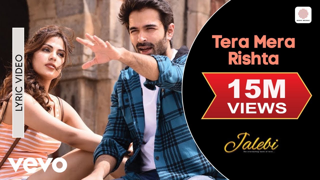 Tera Mera Rishta Lyric Video - Jalebi | KK | Shreya Ghoshal | Varun & Rhea | Tanishk Bagchi