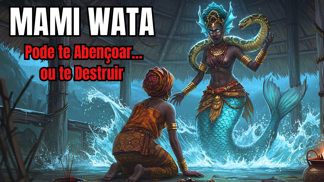 Mami Wata: Deusa Africana da Água — Beleza, Riqueza e Perigo (Mitologia Explicada)