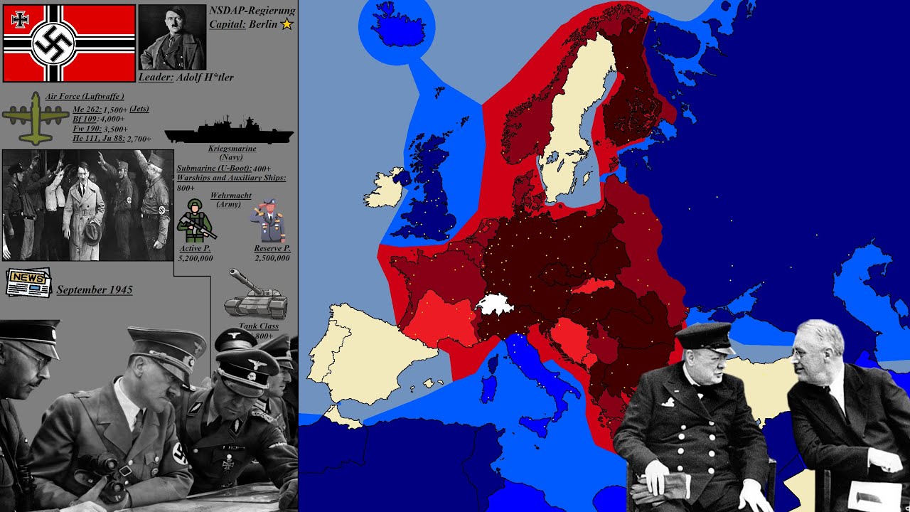 What If D-Day Had Failed? - Alternate WW2 with Army Sizes
