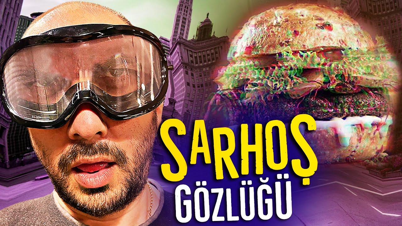 Sarhoş Gözlüğüyle Şans Yemeği Sipariş Ettik!