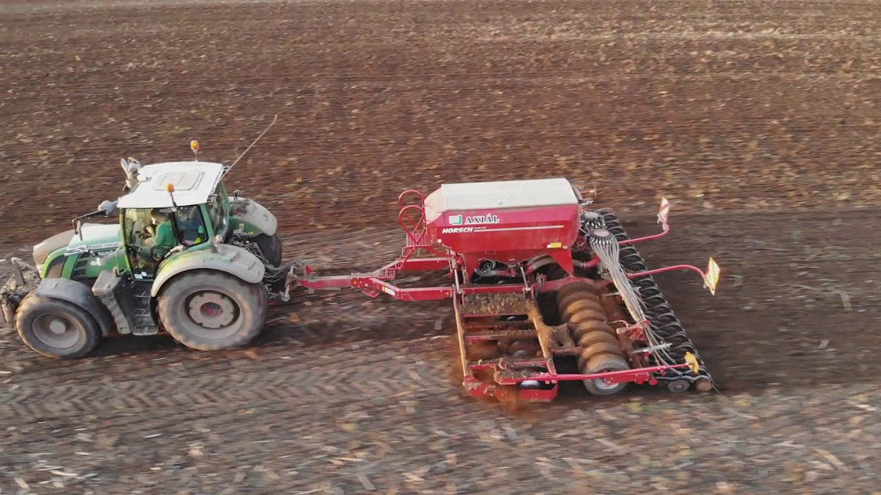 Búza vetés 2019[Fendt 724+Horsch pronto 6dc] (DJI Mavic air)