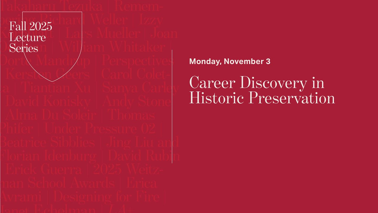 Career Discovery in Historic Preservation