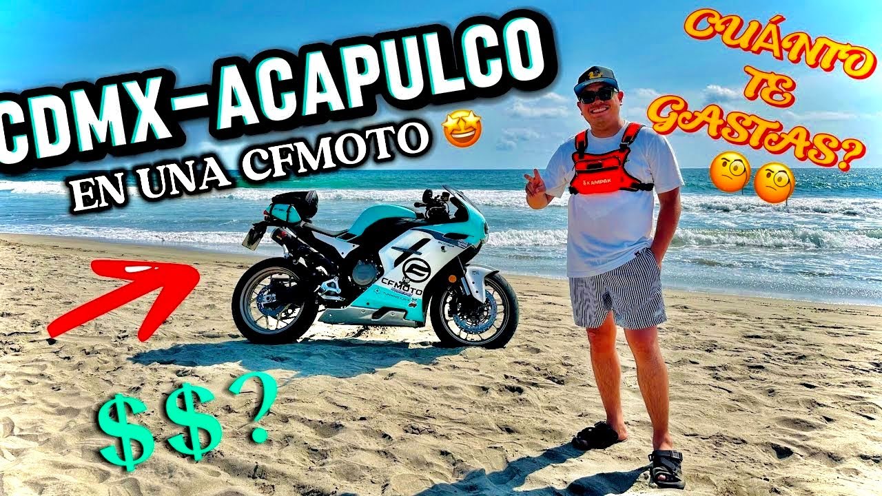 ¿VAS AL ACAMOTO 2026?🏖️ 🏍️ Esto debes saber...😉\\Lleve Mi CFMOTO a la  PLAYA💥😎 \\JERRYDER