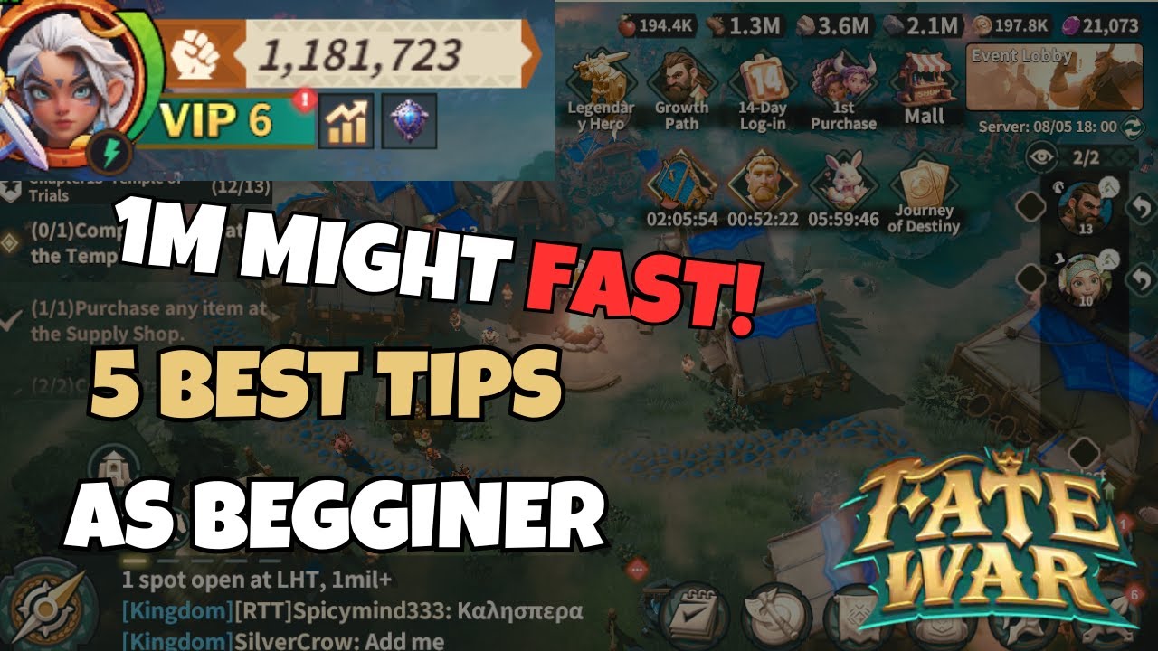 Fate War 5 TIPS - You Need to Know Before You Play!