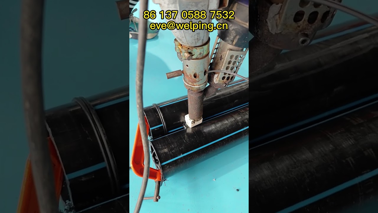 WP40H extrusion welding gun operation video