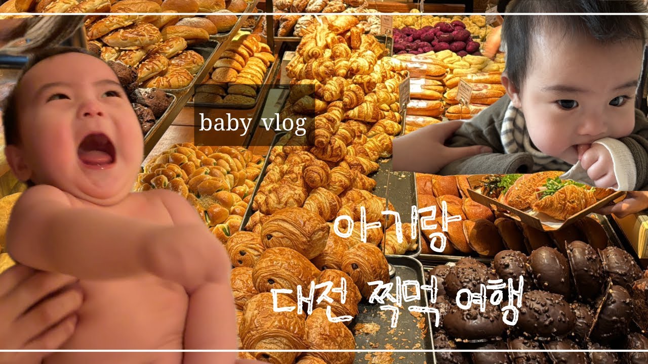 baby vlog | 갓 8개월 아기랑 대전 성심당 찍먹여행 | 아기브이로그 | 일상브이로그 | 아기랑 장거리 여행 아닌 여행 