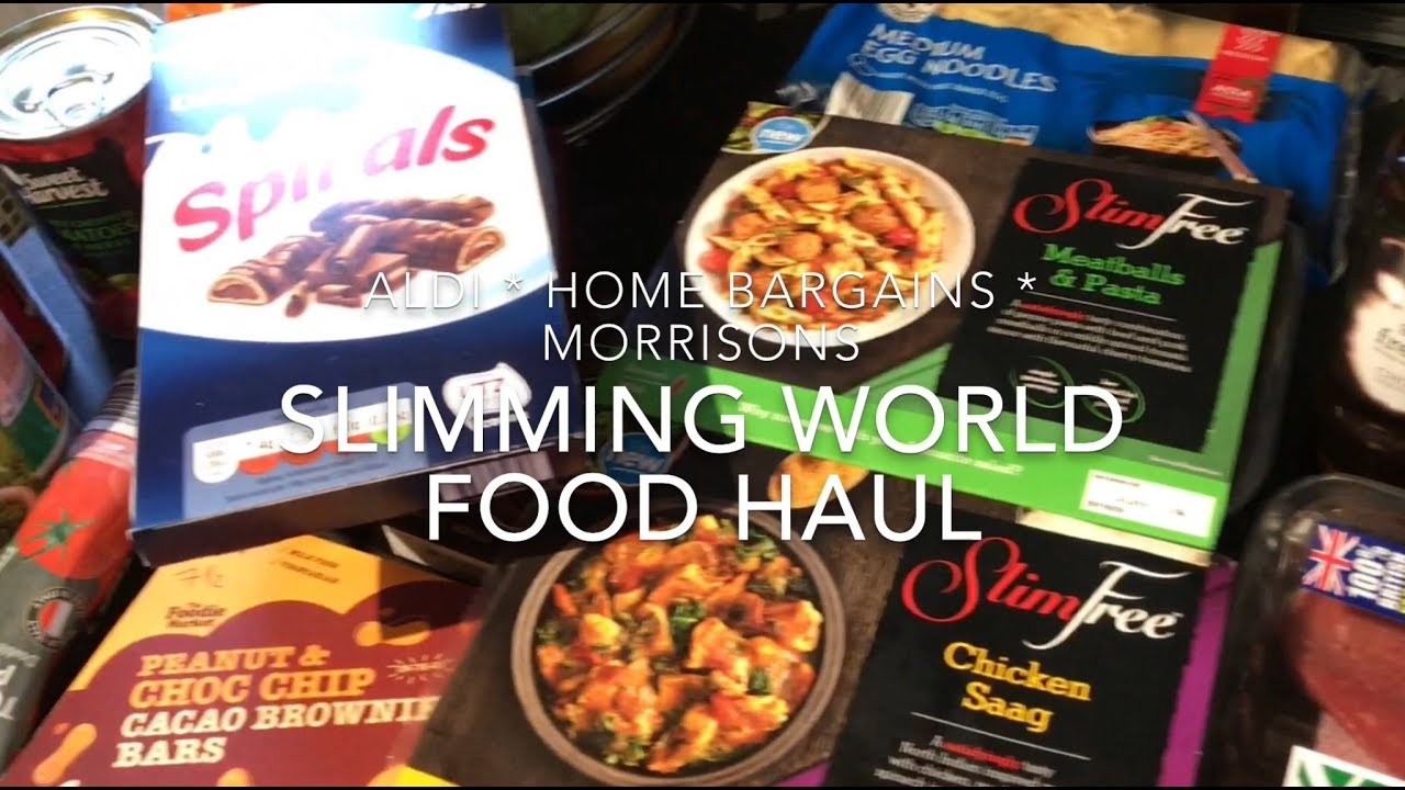 Slimming world food haul Aldi, Home Bargains,Morrisons. SW Vlog 1 part 2