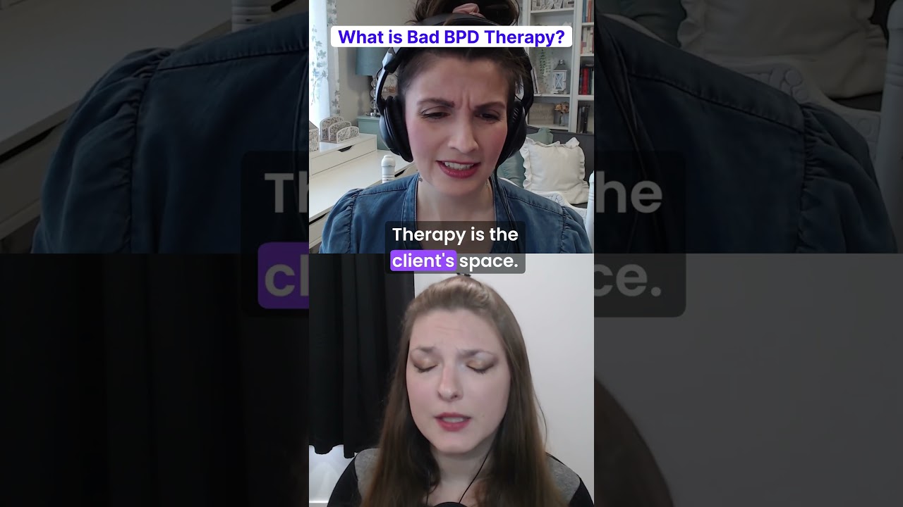 What is Bad Therapy? #personalitycouch #bpd #mentalhealthprofessionals #podcast #shorts #bpdrecovery