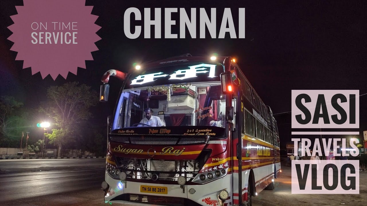 SASI TRAVELS CHENNAI - TIRUCHENDUR VLOG CABIN RIDE PART-1 #sasi #bus #travel #trending #vlog #cabin