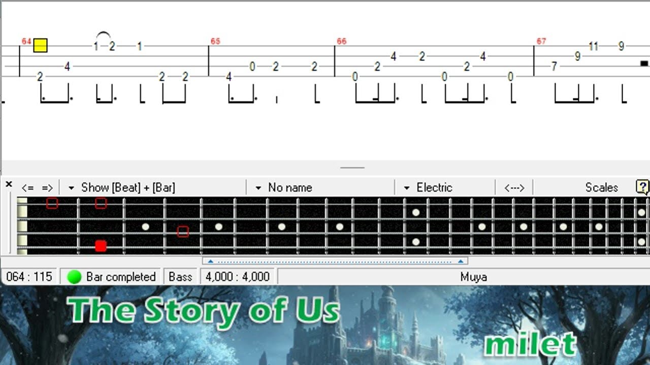 The Story of Us / milet / ベース [TAB] Bass