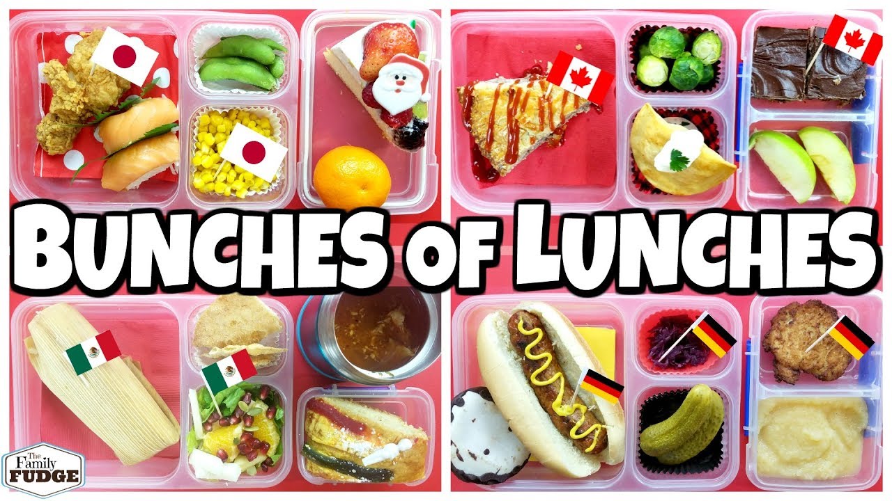Christmas Lunches AROUND THE WORLD 🎄 Bunches of Lunches